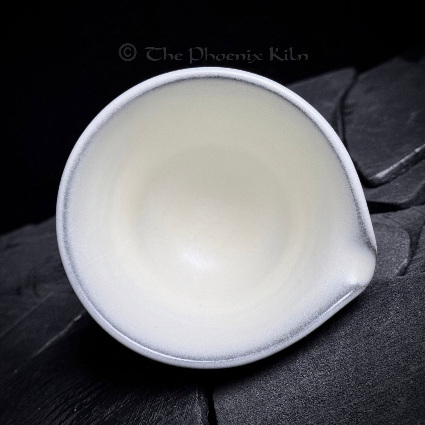Jade Infusion Share Cup - Dragon Kiln Wood-fired Jian Ware (170ml)(JIS 2504-15-13)
