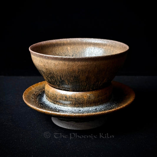 Song Re-creation Tea Whisking Bowl with Stand（SRI 2504-09-06W）