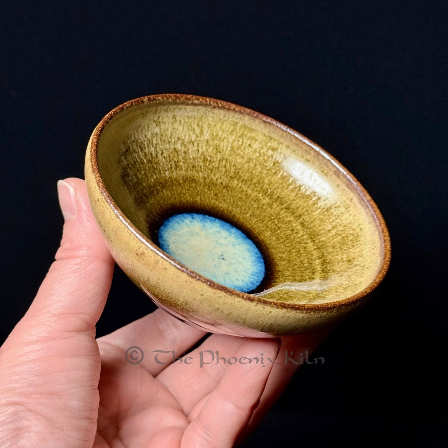 Halo Blue – Skyward Dragon Kiln Wood-fired Jian Zhan (120ml) (SBL 2508-01-01)