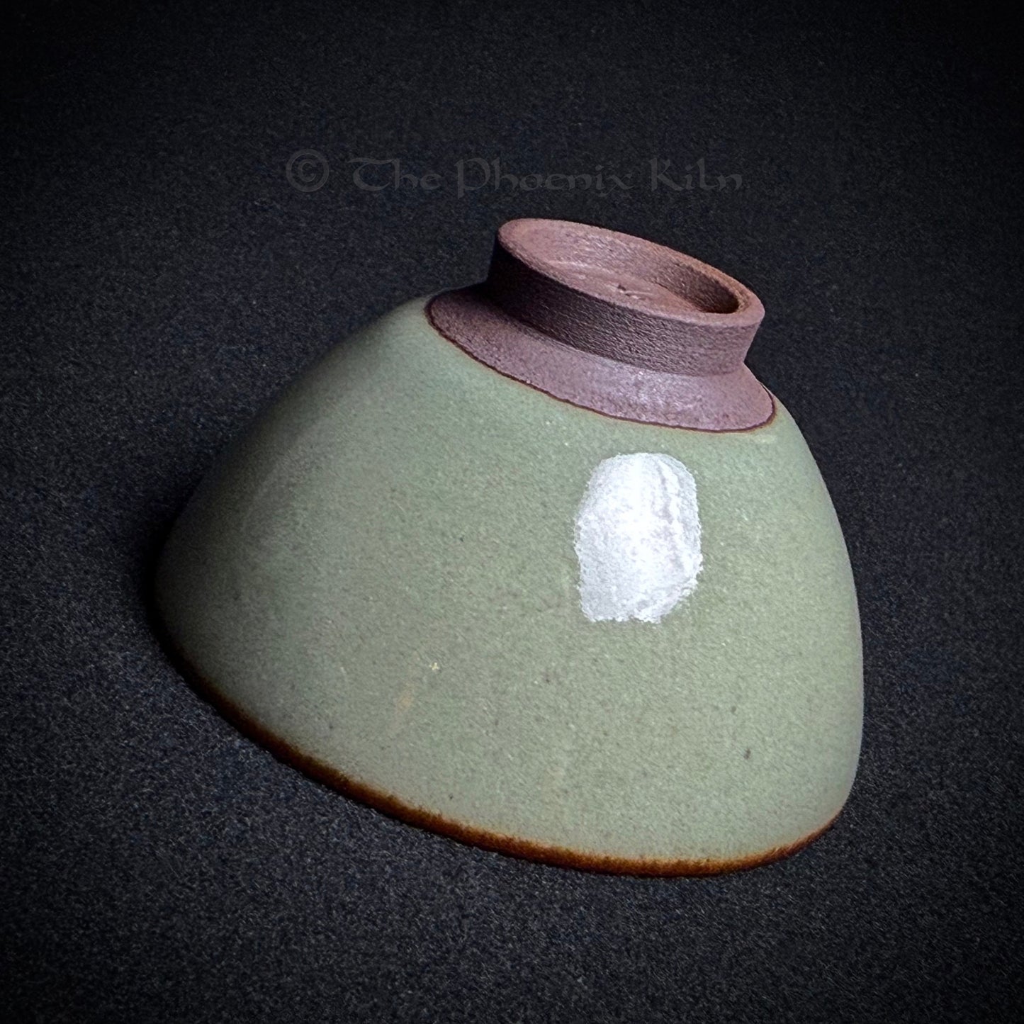 Green Jade Gaiwan Set – Dragon Kiln Wood-fired Jian Ware（JIG 2506-01-01）