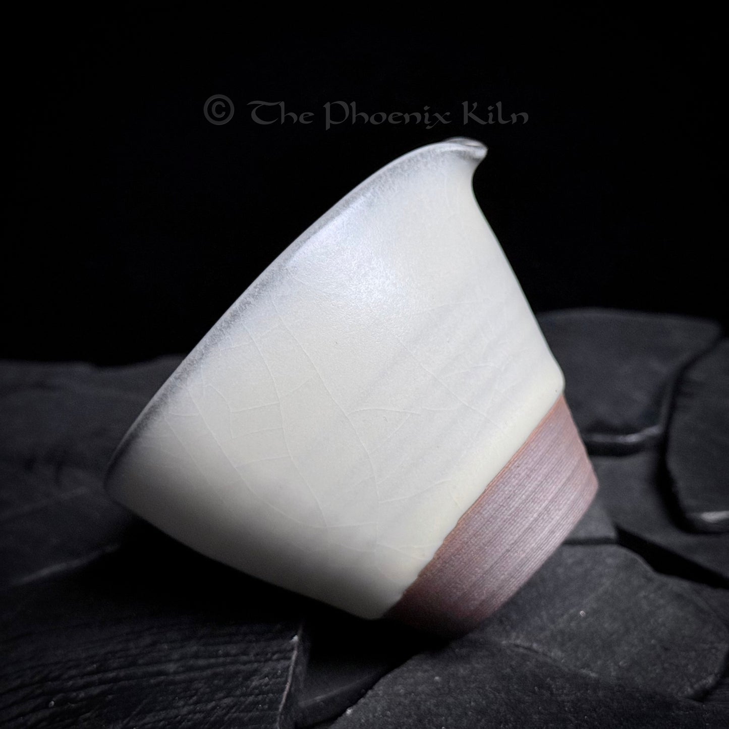 Jade Infusion Share Cup - Dragon Kiln Wood-fired Jian Ware (170ml)(JIS 2504-15-13)
