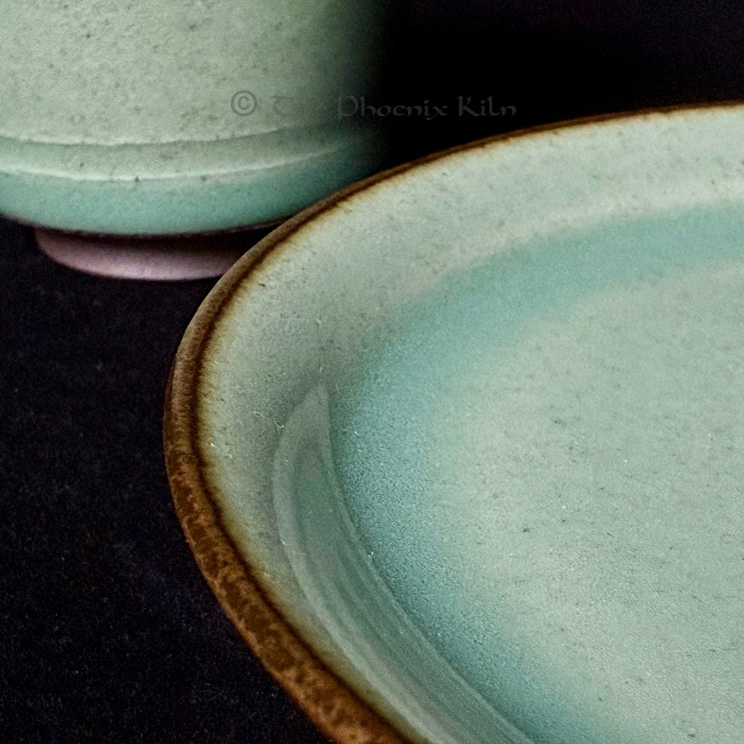 Green Jade Gaiwan - Dragon Kiln Wood-fired Jian Ware (JIG 2510-01-01)