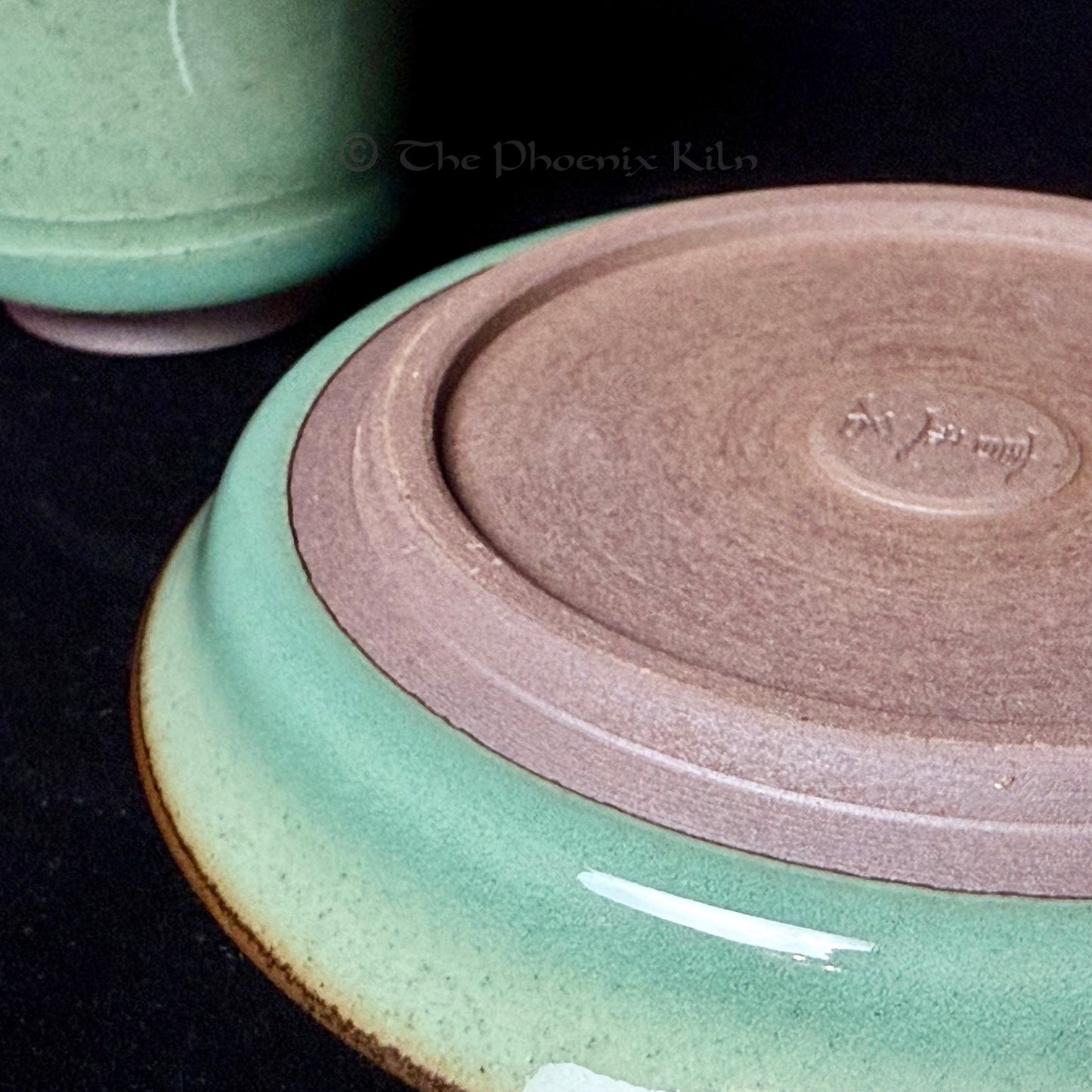 Green Jade Gaiwan - Dragon Kiln Wood-fired Jian Ware (JIG 2510-01-01)