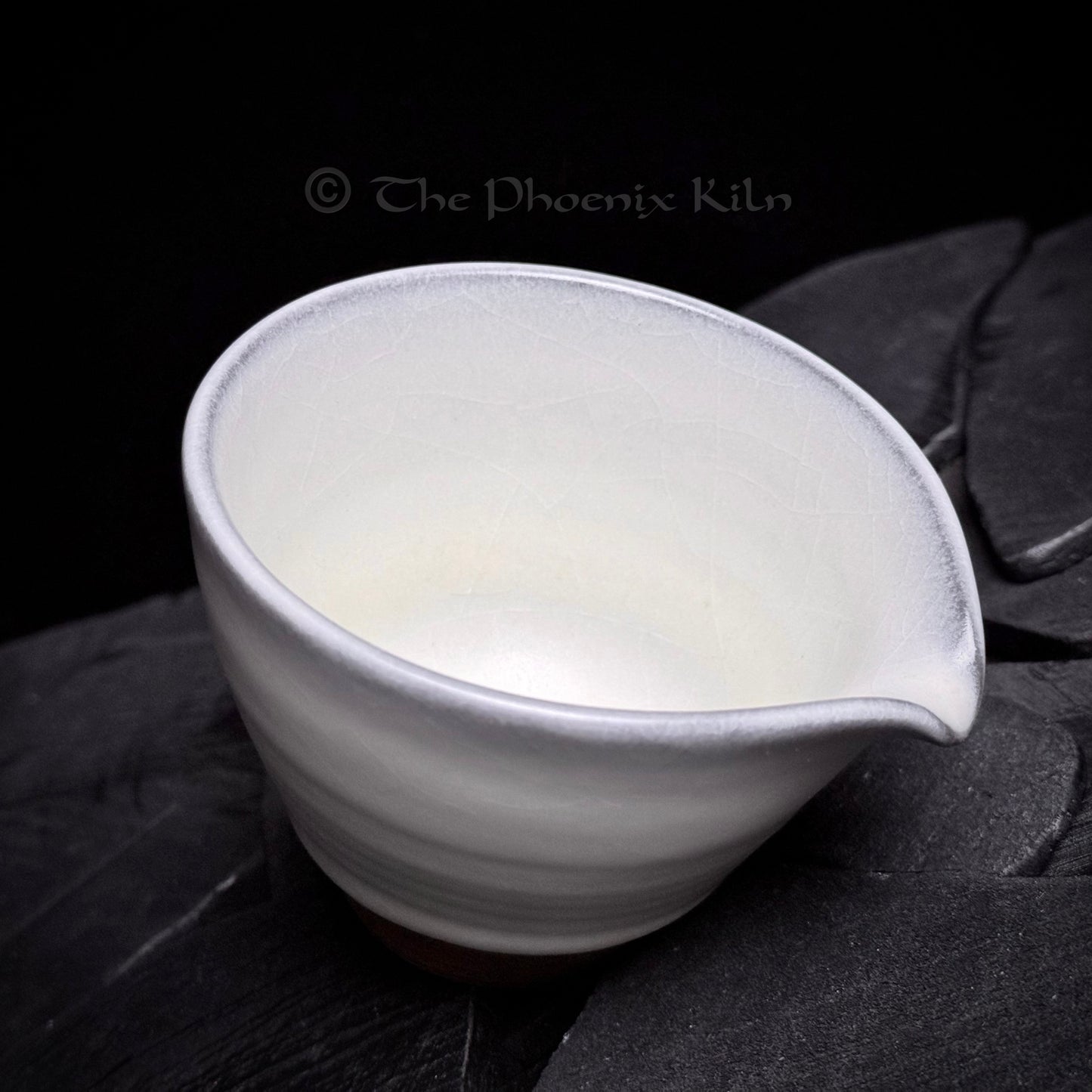 Jade Infusion Share Cup - Dragon Kiln Wood-fired Jian Ware (170ml)(JIS 2504-15-13)