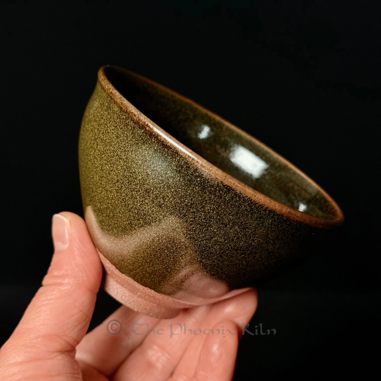 Olive - Skyward Dragon Kiln Wood-fired Jian Zhan (150ml)(SKG 2509-01-01)