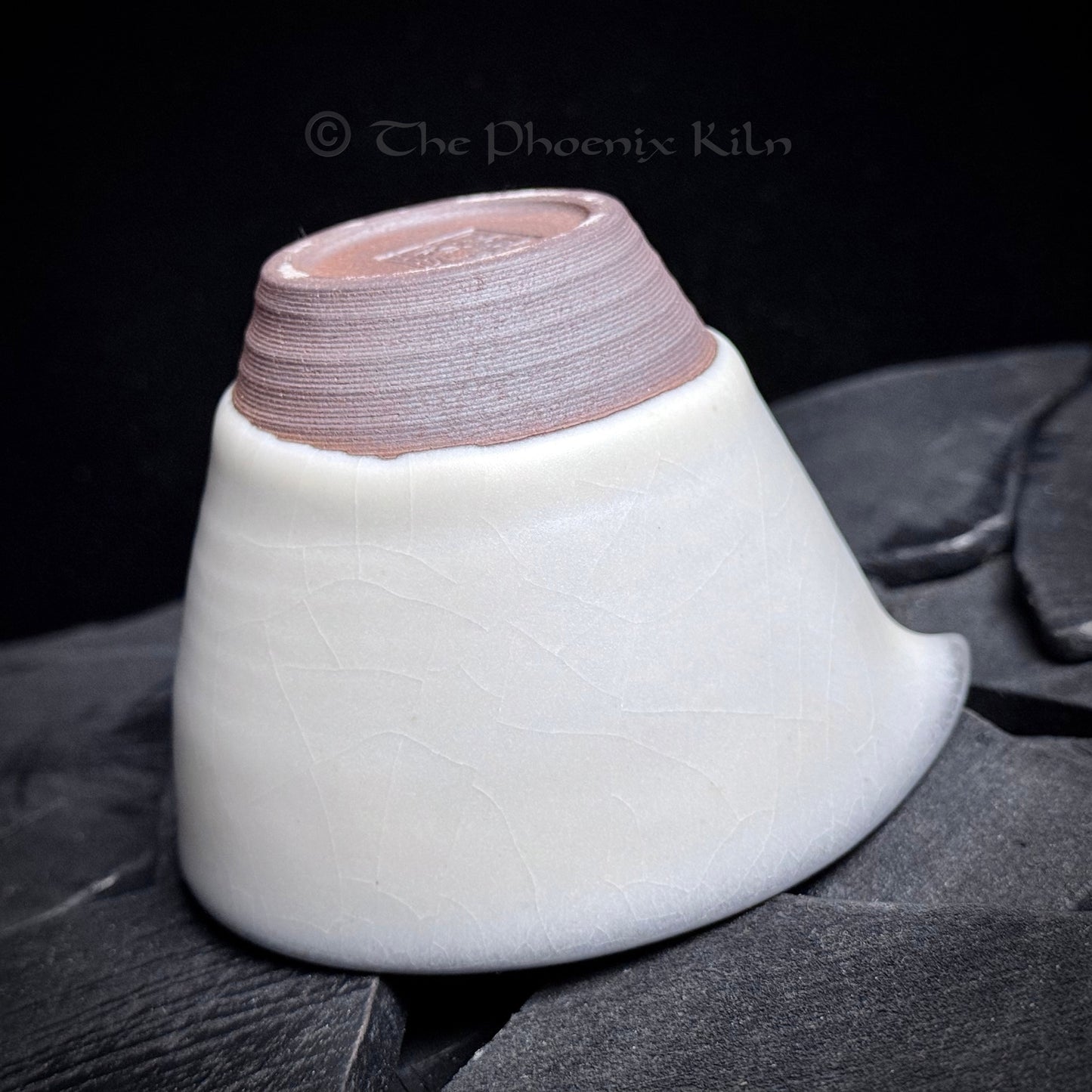 Jade Infusion Share Cup - Dragon Kiln Wood-fired Jian Ware (170ml)(JIS 2504-15-13)