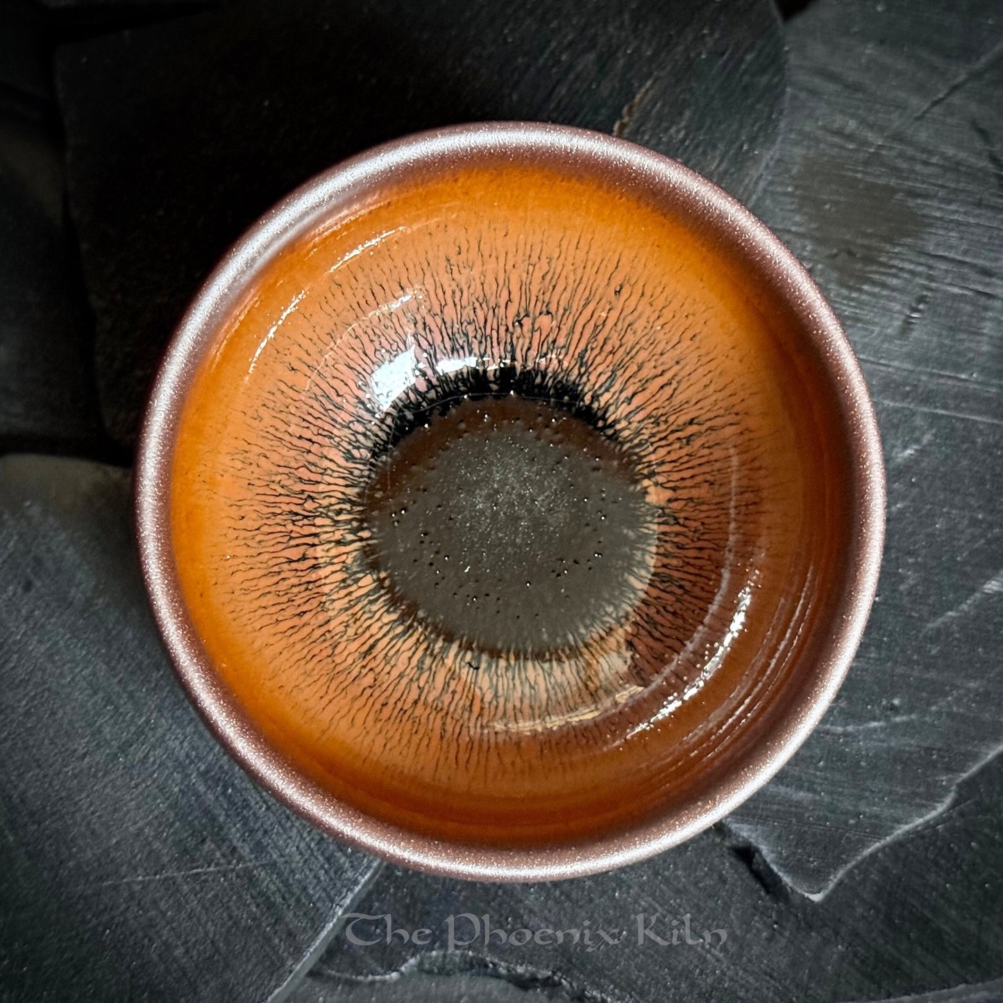 Classic Hare’s-Fur – Skyward Dragon Kiln Wood-fired Jian Zhan (130ml)(SDF 2509-12-11)